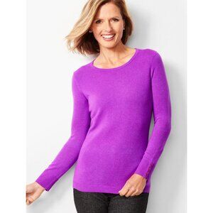 DONATING TOMORROW! Talbots - 100% Cashmere Sweater | Medium | Lilac